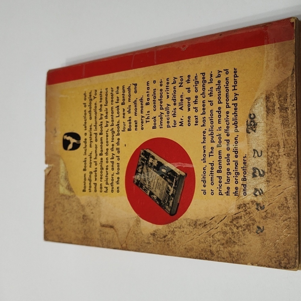 Vintage 1946, Paperback, Only Yesterday, book. - Picture 5 of 6